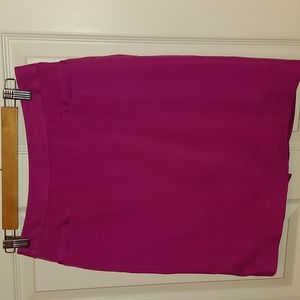 Halogen Fuchsia Welt Pocket Lined Pencil Skirt 6P